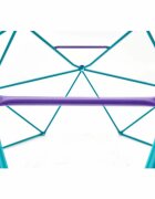 Plum Structura de catarat din metal pentru copii Climbing Dome Phobos 300 cm