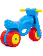 POLESIE Motocicleta pentru copii fara pedale Strumpfii multicolor recomandata copiilor intre 2 si 4 ani