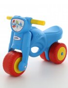 POLESIE Motocicleta pentru copii fara pedale Strumpfii multicolor recomandata copiilor intre 2 si 4 ani