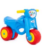 POLESIE Motocicleta pentru copii fara pedale Strumpfii multicolor recomandata copiilor intre 2 si 4 ani
