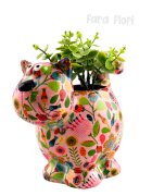 Pomme Pidou Decoratiune ceramica masca ghiveci pisicuta Dorothy 17 cm