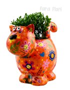 Pomme Pidou Decoratiune ceramica masca ghiveci pisicuta Dorothy 17 cm