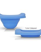 Potette Plus Liner reutilizabil din silicon pentru olita portabila 2 in 1 albastru