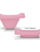 Potette Plus Liner reutilizabil din silicon pentru olita portabila 2 in 1 roz