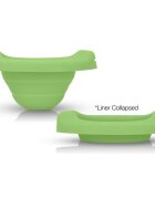 Potette Plus Liner reutilizabil din silicon pentru olita portabila 2 in 1 verde