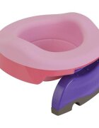 Potette Plus Pachet economic roz + alb olita portabila + liner reutilizabil + 10 pungi biodegradabile