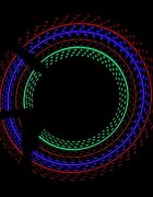 PRC Lumina spita bicicleta 32 led-uri 4 culori 30 modele glow baterii aaa