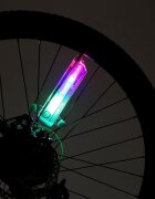 PRC Lumina spita bicicleta 32 led-uri 4 culori 30 modele glow baterii aaa