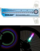 PRC Lumina spita bicicleta 32 led-uri 4 culori 30 modele glow baterii aaa