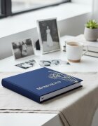 Procart Album foto 500 fotografii format 10x15 buzunare stocare model floral albastru