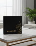 Procart Album foto 500 fotografii format 10x15 buzunare stocare model floral negru