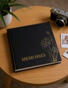 Procart Album foto 500 fotografii format 10x15 buzunare stocare model floral negru