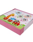 Procart Album foto baby train personalizabil 50 file tip carte 200 poze format 10x15 culoare roz