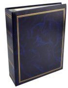 Procart Album foto classic 23x28 cm 50 pagini albe autoadezive tip caiet mecanic culoare albastru