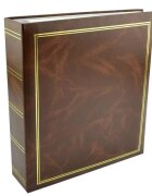 Procart Album foto classic 23x28 cm 50 pagini albe autoadezive tip caiet mecanic culoare maro
