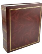 Procart Album foto classic 23x28 cm 50 pagini albe autoadezive tip caiet mecanic culoare visiniu