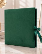Procart Album foto elegant velvet 500 fotografii 10x15 catifea verde pagini negre premium