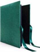 Procart Album foto elegant velvet 500 fotografii 10x15 catifea verde pagini negre premium