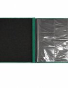 Procart Album foto elegant velvet 500 fotografii 10x15 catifea verde pagini negre premium