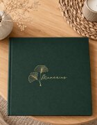 Procart Album foto premium memories 500 fotografii 10x15 buzunare individuale coperta verde cu imprimeu auriu