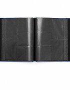 Procart Album foto velvet luxury 500 poze 10x15 cm catifea albastra si panglica satinata design exclusiv