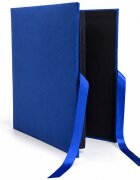 Procart Album foto velvet luxury 500 poze 10x15 cm catifea albastra si panglica satinata design exclusiv