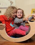Procart Balansoar rocker din lemn placa de echilibru multifunctional multicolor