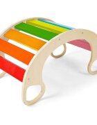 Procart Balansoar rocker din lemn placa de echilibru multifunctional multicolor