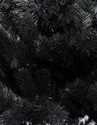Procart Brad artificial royal black 220 cm coroana bogata 14 niveluri 89 ramuri 536 ace diametru 138 cm