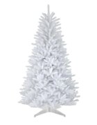 Procart Brad artificial white pin inaltime 150 cm crengute albe suport