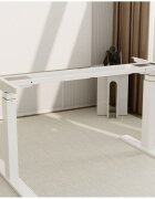 Procart Cadru de birou electric dublu motorizat inaltime reglabila 64-129 cm memorare 4 pozitii