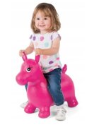 Procart Calut gonflabil roz pentru copii jucarie saltareata din cauciuc 58x26x52 cm