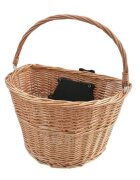 Procart Cos din ratan pentru bicicleta detasabil mecanism tip click 21x34x41cm natur