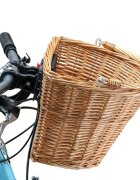 Procart Cos din ratan pentru bicicleta detasabil mecanism tip click 21x34x41cm natur