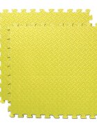 Procart Covoras puzzle xl 60x60 cm grosime 2 cm spuma eva 2 piese culoare galben