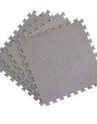 Procart Covoras puzzle xl 60x60 cm grosime 2 cm spuma eva 2 piese culoare gri