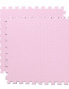 Procart Covoras puzzle xl 60x60 cm grosime 2 cm spuma eva 2 piese culoare roz