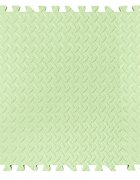 Procart Covoras puzzle xl 60x60 cm grosime 2 cm spuma eva 2 piese culoare verde