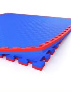 Procart Covoras tip puzzle xxl spuma eva 100x100 cm grosime 2 cm antiderapant rosualbastru