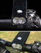 Procart Far led bicicleta 1000 lm functie powerbank reincarcabil usb ipx4 4800 mah