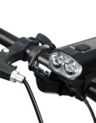 Procart Far led bicicleta 1000 lm functie powerbank reincarcabil usb ipx4 4800 mah
