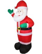 Procart Figurina mos craciun gonflabil 180 cm iluminat led pentru interior si exterior