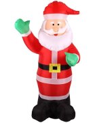 Procart Figurina mos craciun gonflabil 180 cm iluminat led pentru interior si exterior