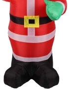 Procart Figurina mos craciun gonflabil 240 cm iluminat led pentru interior si exterior