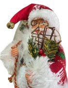 Procart Figurina mos craciun imbracaminte caciula si accesorii 30 cm