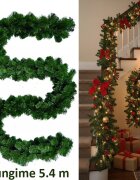 Procart Ghirlanda decorativa royal forest brad artificial dens lungime 5.4 m textura realista
