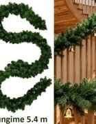 Procart Ghirlanda decorativa royal forest brad artificial dens lungime 5.4 m textura realista