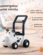 Procart Jucarie de impins antepremergator vacuta platforma interactiva 47x30x47 cm