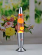Procart Lampa decorativa lava orange 30w inaltime 41 cm alimentare priza