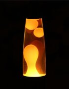 Procart Lampa decorativa lava orange 30w inaltime 41 cm alimentare priza